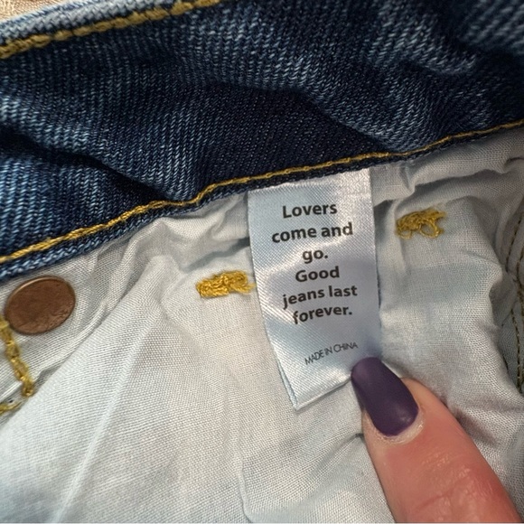 PacSun Two-Tone Blue Women's Jeans  W25/L30 90’s Boyfriend - Picture 9 of 11